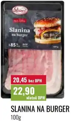 Ratio Slanina na burger nabídka
