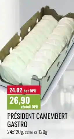 Ratio Président camembert gastro nabídka