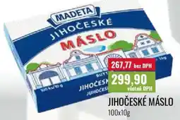 Ratio Madeta Jihočeské máslo nabídka
