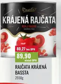 Ratio Rajčata krájená bassta nabídka