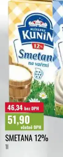Ratio Smetana 12% nabídka