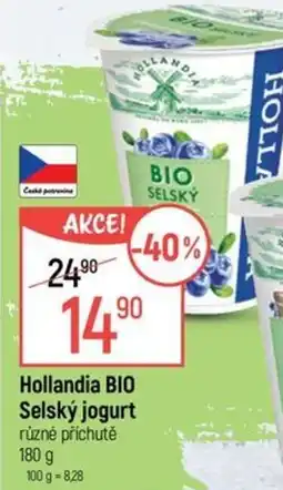 Globus Hollandia BIO Selský jogurt nabídka