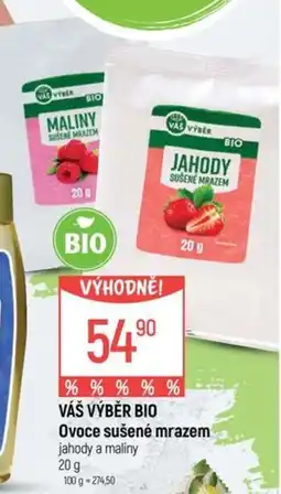 Globus VÁŠ VÝBĚR BIO Ovoce sušené mrazem nabídka