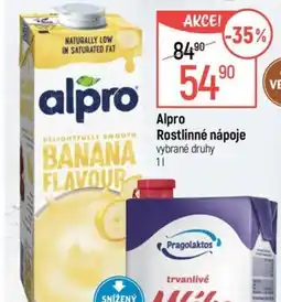 Globus Alpro Rostlinné nápoje nabídka