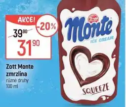 Globus Zott Monte zmrzlina nabídka