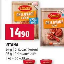Terno VITANA 34 g Grilovací kořeni 25 g Grilované kuře nabídka