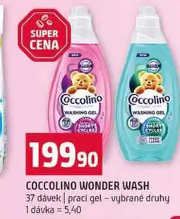Terno COCCOLINO WONDER WASH 37 dávek prací gel vybrané druhy nabídka