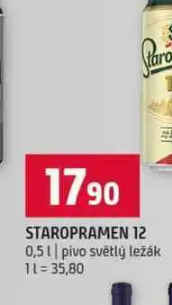 Terno STAROPRAMEN 12 0,5l pivo světlý ležák nabídka