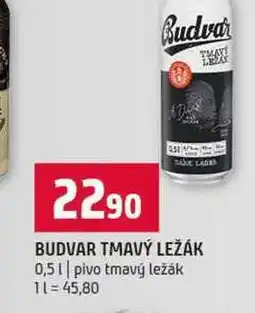 Terno BUDVAR TMAVÝ LEŽÁK 0,5l pivo tmavý ležák nabídka