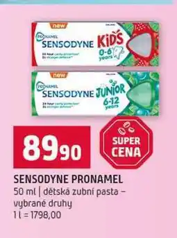 Terno SENSODYNE PRONAMEL 50 ml dětská zubní pasta vybrané druhy nabídka