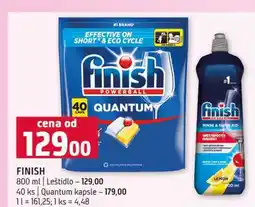 Terno FINISH 800 ml Leštidlo 40 ks Quantum kapsle nabídka