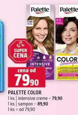 Terno PALETTE COLOR Shampo 1 ks intensive creme 1 ks nabídka