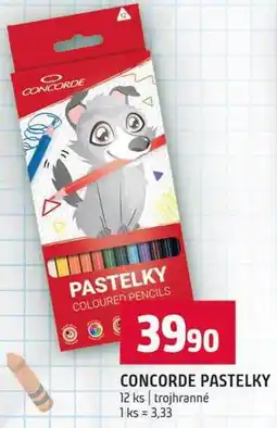 Terno CONCORDE PASTELKY 12 ks trojhranné nabídka