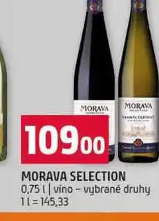 Terno MORAVA SELECTION 0,75l vino vybrané druhy nabídka