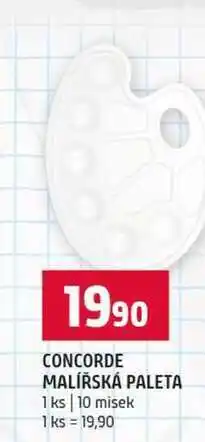 Terno CONCORDE MALÍŘSKÁ PALETA 1 ks 10 misek nabídka