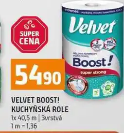 Terno VELVET BOOST! KUCHYŇSKÁ ROLE 1x 40,5 m 3vrstvá nabídka