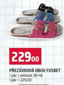 Terno PŘEZŮVKOVÁ OBUV FUSBET 1 pár velikost 36-46 nabídka