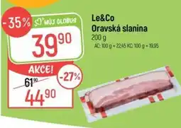 Globus Le&Co Oravská slanina nabídka