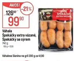 Globus Váhala Špekáčky extra vázané, Špekáčky se sýrem nabídka