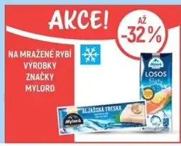 Globus Na mražené rybí výrobky značky Mylord nabídka