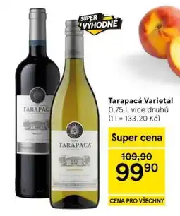 Tesco Tarapacá Varietal nabídka