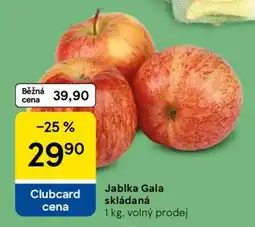 Tesco Jablka Gala skládaná nabídka