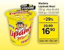 Tesco Madeta Lipánek Maxi nabídka