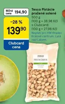 Tesco Tesco Pistácie pražené solené nabídka
