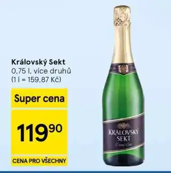Tesco Královský Sekt nabídka
