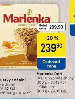 Tesco Marlenka dort nabídka
