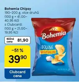 Tesco BOHEMIA CHIPSY nabídka