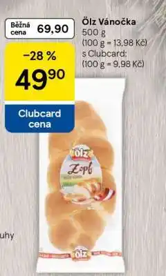 Tesco Ölz Vánočka nabídka