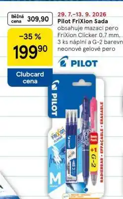 Tesco PILOT FriXion sada nabídka
