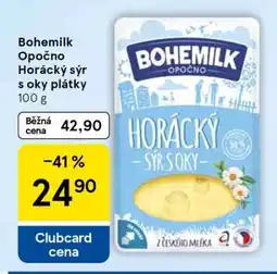 Tesco Bohemilk Opočno Horácký sýr s oky plátky 100 g nabídka