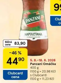 Tesco Panzani Omáčka nabídka