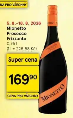 Tesco Mionetto Prosecco Frizzante nabídka