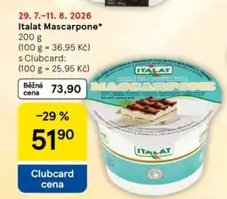 Tesco ITALAT Mascarpone nabídka