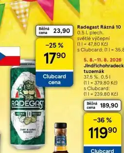 Tesco Radegast Rázná 10 nabídka