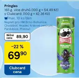 Tesco Pringles nabídka