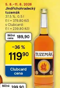 Tesco Jindřichohradecký tuzemák nabídka