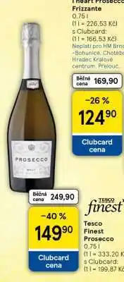 Tesco Iheart Prosecco Frizzante nabídka