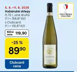 Tesco Habánské sklepy nabídka