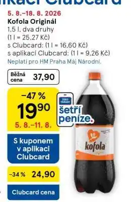 Tesco Kofola Original nabídka