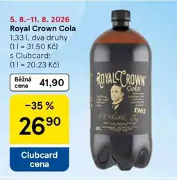 Tesco Royal Crown Cola nabídka