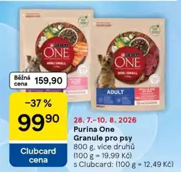 Tesco PURINA ONE Granule pro psy nabídka