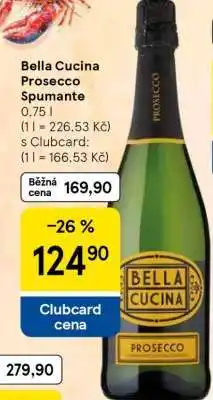 Tesco Bella Cucina Prosecco Spumante nabídka