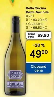 Tesco Bella Cucina Demi-Sec bílé nabídka
