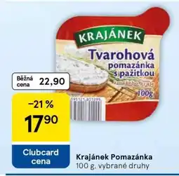 Tesco Krajánek pomazánka nabídka