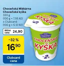 Tesco Choceňská Mlékárna Choceňská kyška nabídka