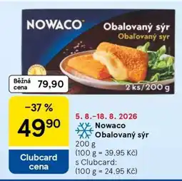 Tesco NOWACO Obalovaný sýr nabídka